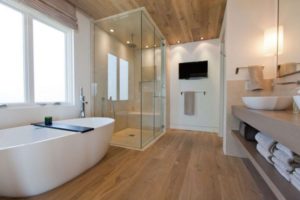 parket badkamer houten vloer